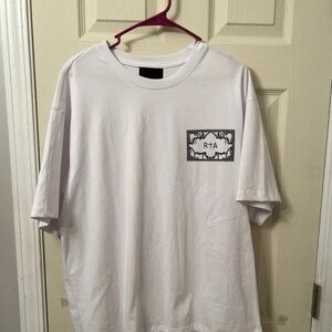RtA White Short Sleeve Tee ( oversized )